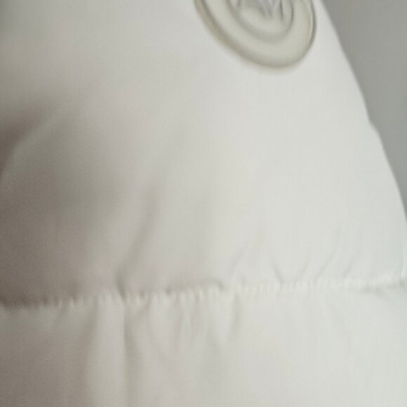 Andrew Marc Daphne Faux Fur Chevron Quilted Down Jacket: Size L - Picture 6 of 7